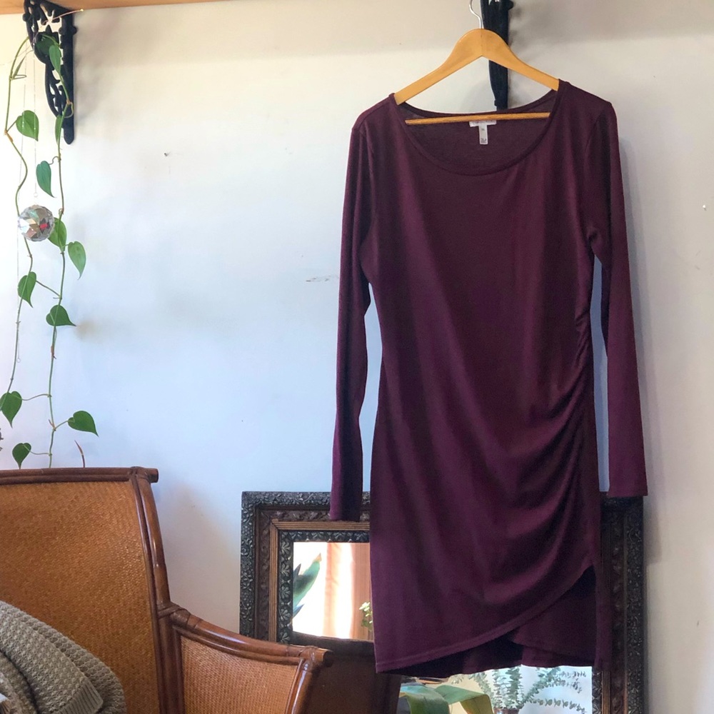 Leith Burgundy Bodycon Dress Sz XXL
